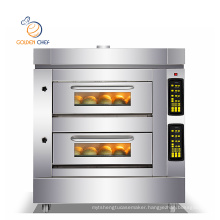 2deck 4 trays/electric/stainless steel oven //universal oven